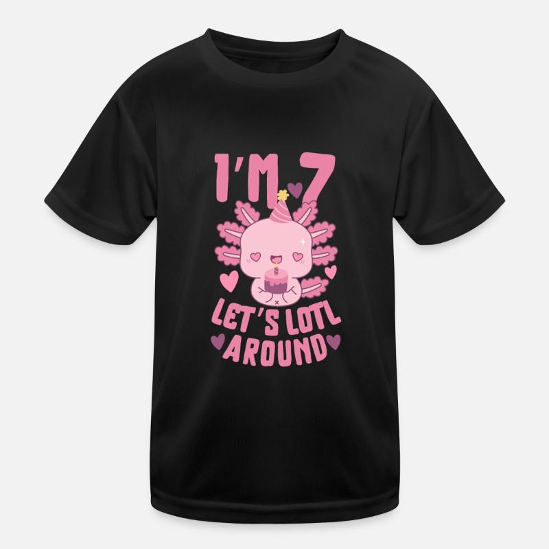 Axolotl Birthday Party Kids Functional T-Shirt