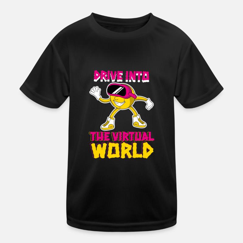 VR Brille Virtual Reality Gaming Kinder Funktions-T-Shirt