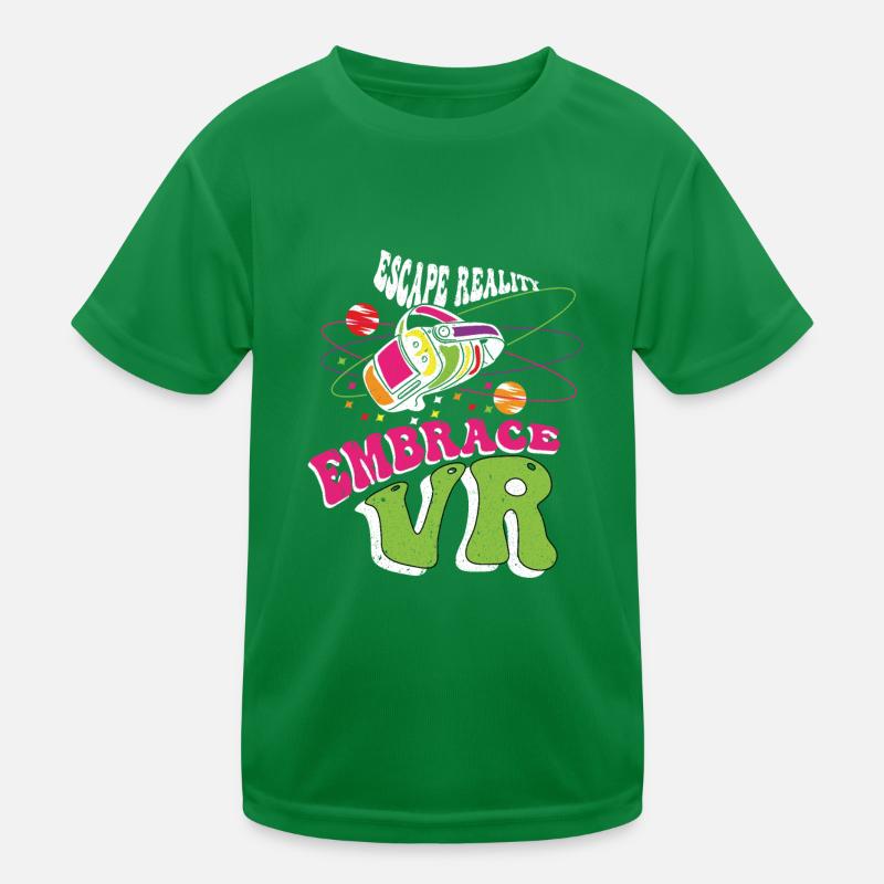 VR Glasses Virtual Reality Gaming Kids Functional T-Shirt