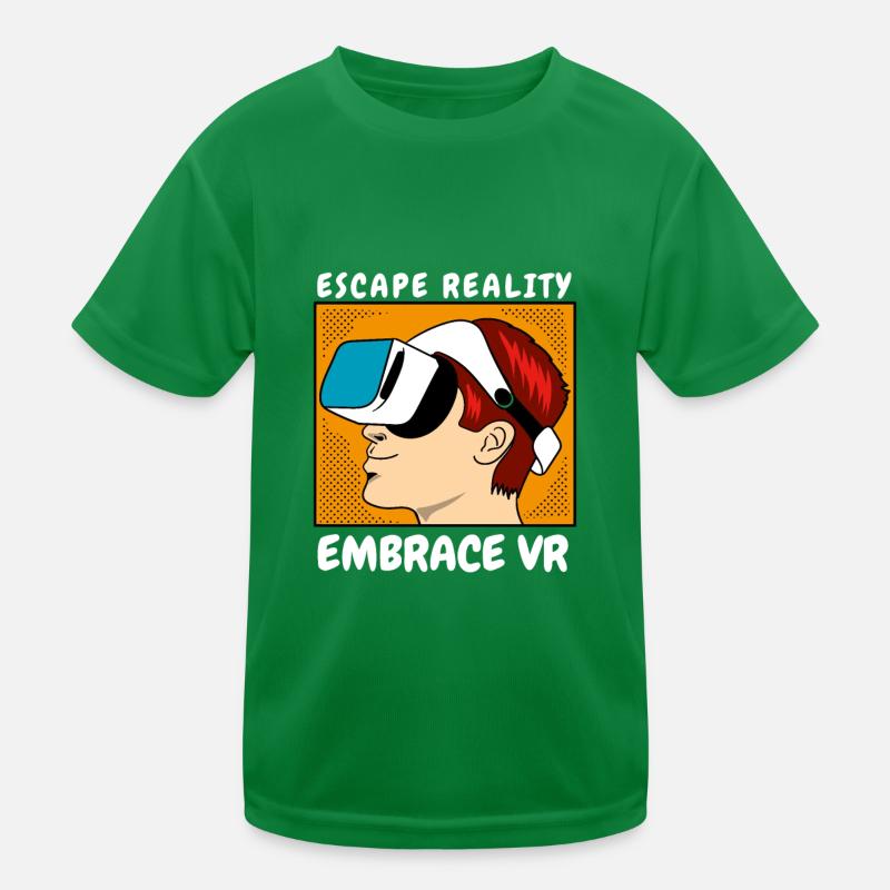 VR Glasses Virtual Reality Gaming Kids Functional T-Shirt