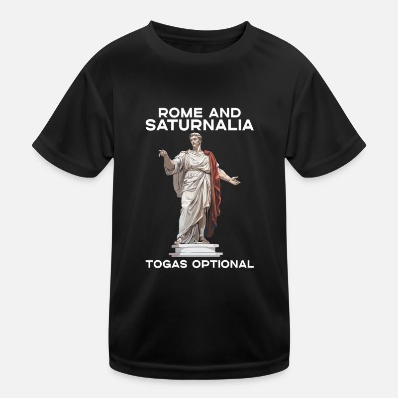 Saturnalia Miracle Ancient Rome and Julius Caesar Kids Functional T-Shirt