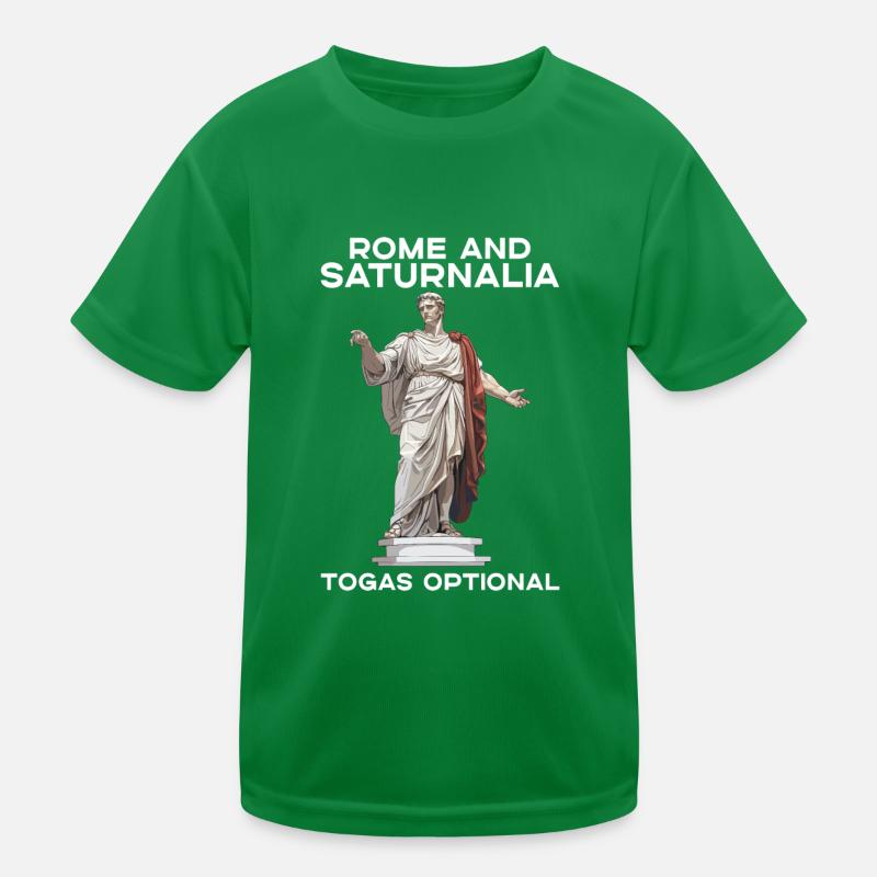 Saturnalia Miracle Ancient Rome and Julius Caesar Kids Functional T-Shirt