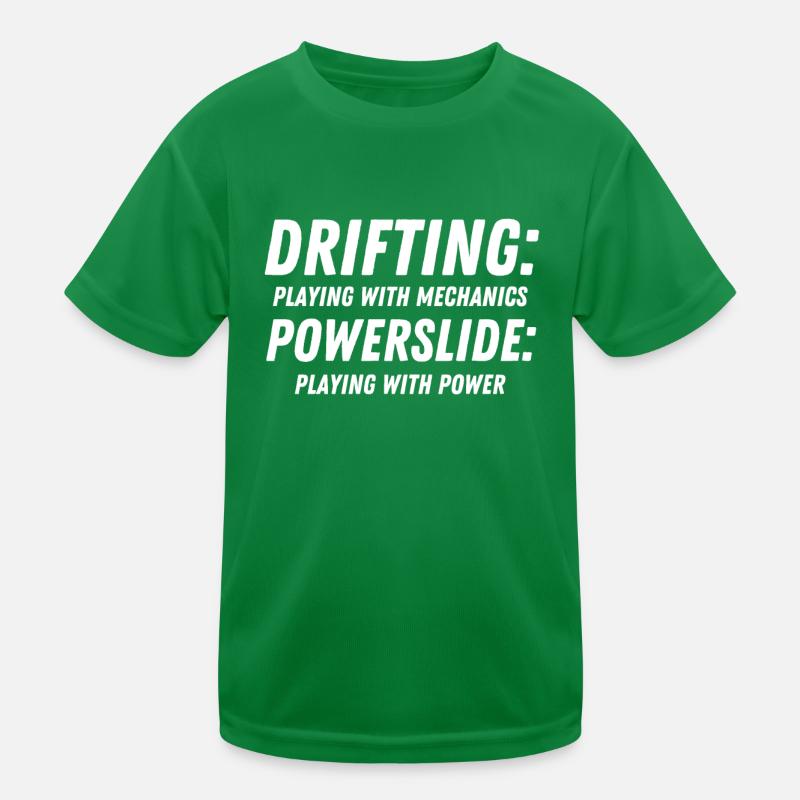 Drifting & Powerslide Auto Funny Racing Kinder Funktions-T-Shirt