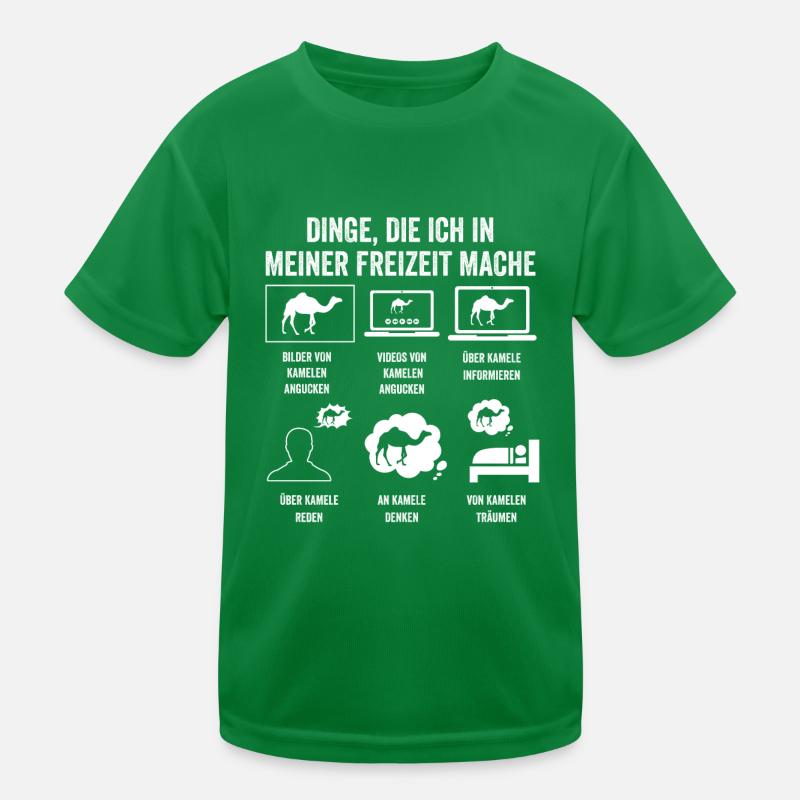 Kamel Kinder Funktions-T-Shirt