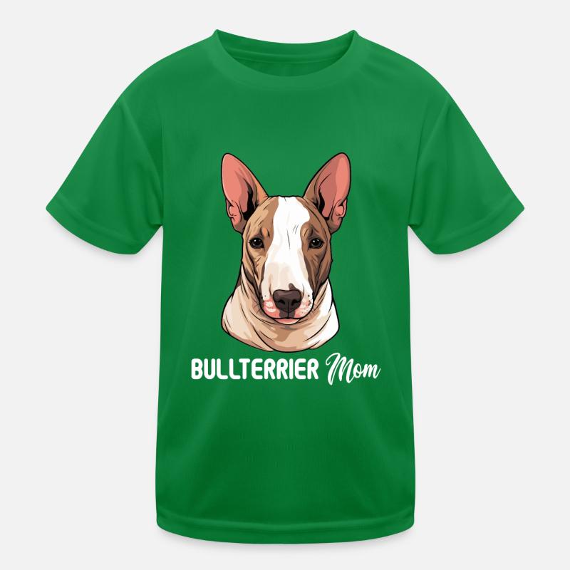 Hund Bullterrier Kinder Funktions-T-Shirt