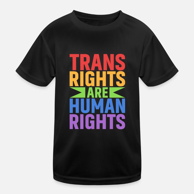 Trans rights are human rights Kids Functional T-Shirt