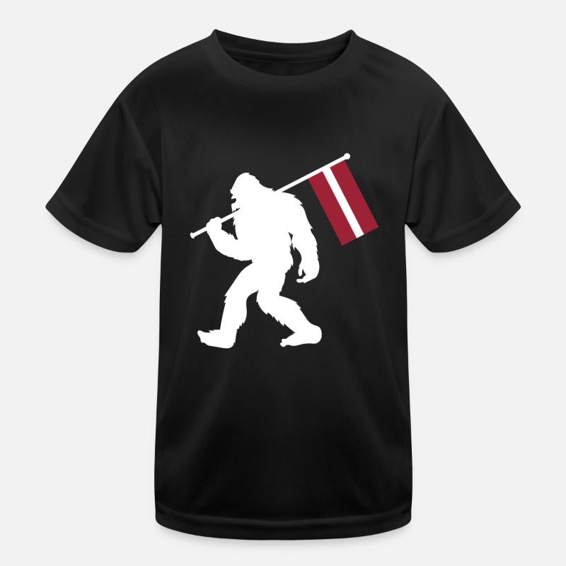 Latvia Kids Functional T-Shirt