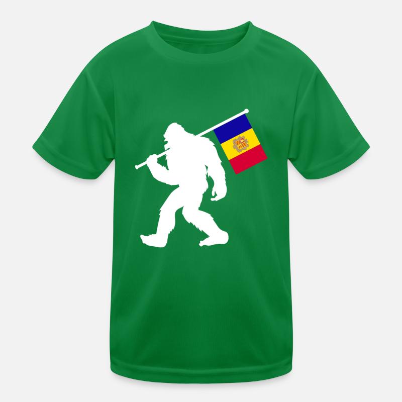 Andorra Kinder Funktions-T-Shirt