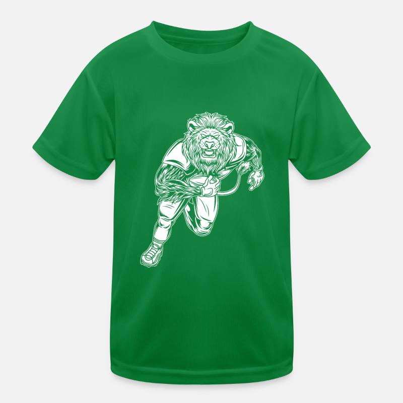 Rugby Löwe Kinder Funktions-T-Shirt
