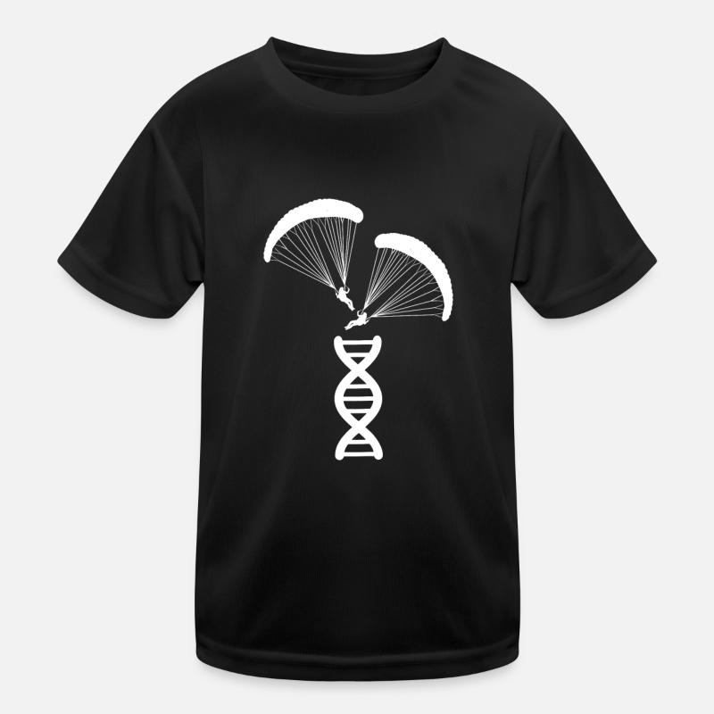 Paragleiter Paragleiten DNA Kinder Funktions-T-Shirt