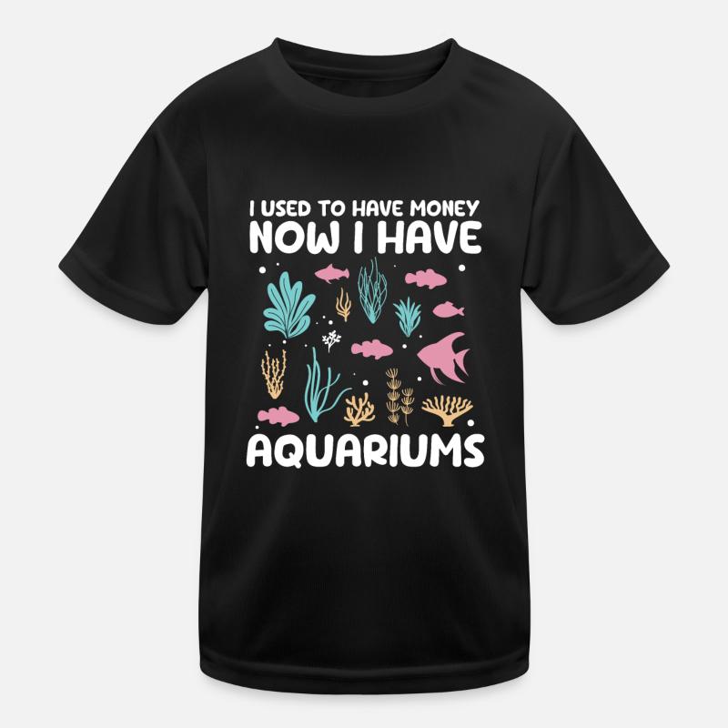 Aquarium Kinder Funktions-T-Shirt