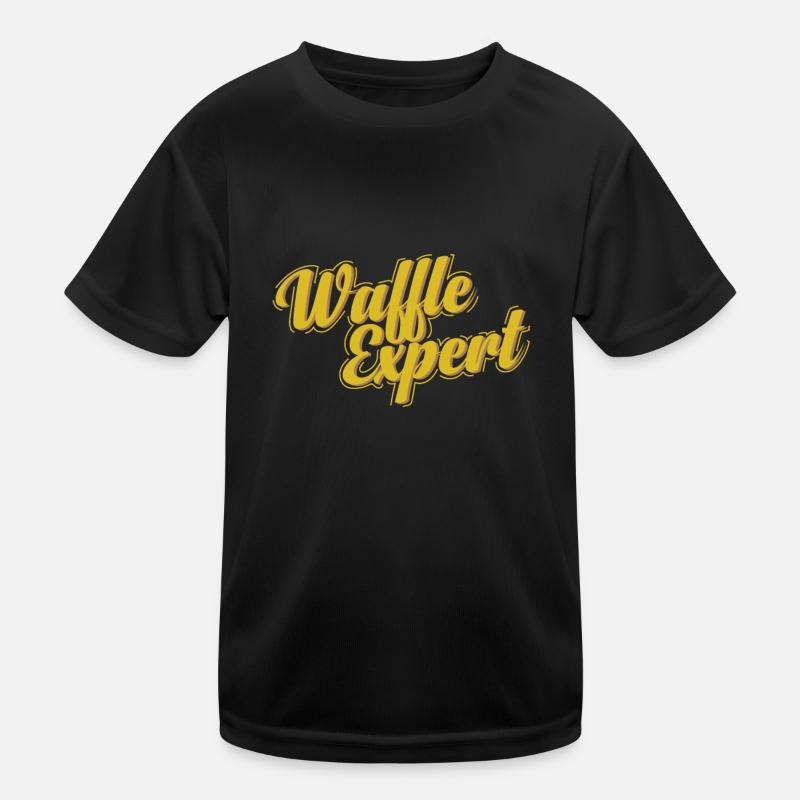 Waffles Expert Teig Gebäck Snack Kinder Funktions-T-Shirt