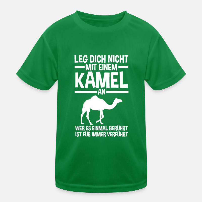 Kamel Kinder Funktions-T-Shirt