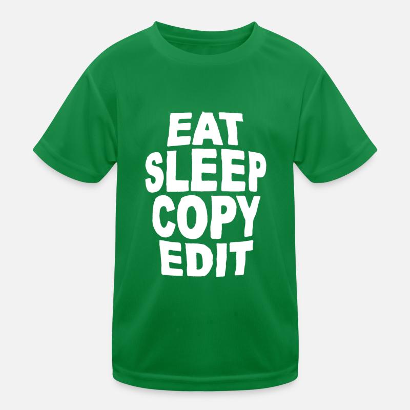 Manger Dormir Copier Modifier T-shirt sport Enfant