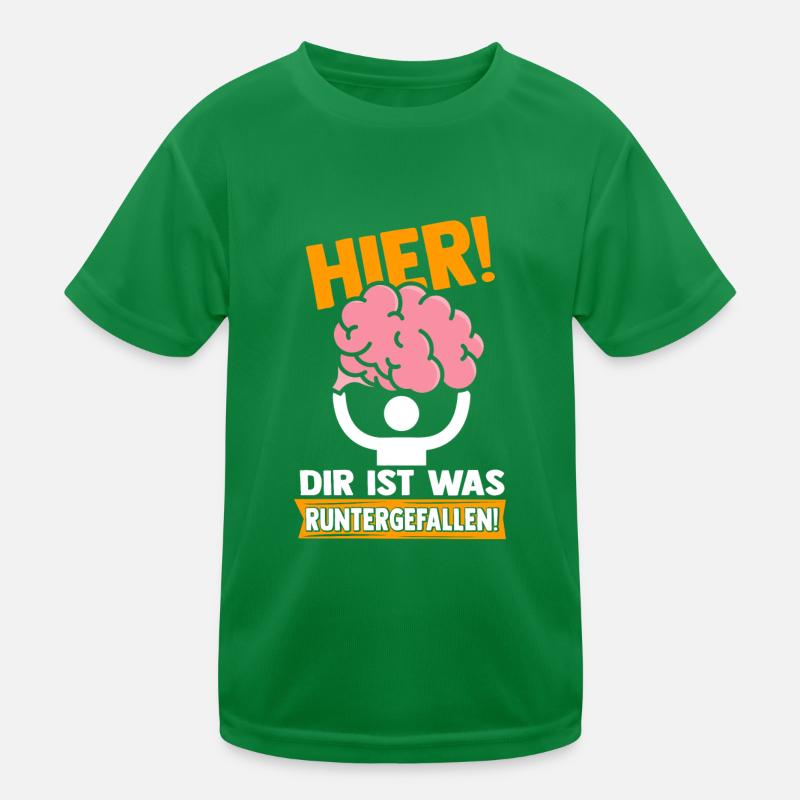 Hier! Dir Ist Was Runtergefallen! Strich Figur Geh Kinder Funktions-T-Shirt