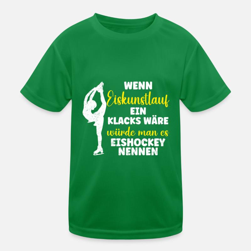 Eislauf If Eiskunstlauf was a Cakewale Kinder Funktions-T-Shirt