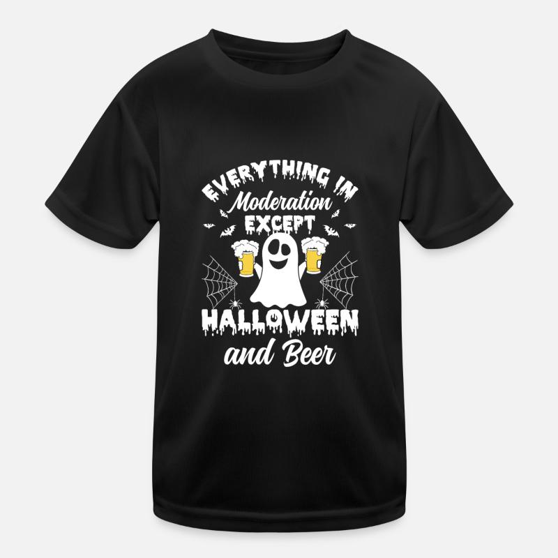 Funny Halloween Quotes Funny Halloween Ghost Kinder Funktions-T-Shirt