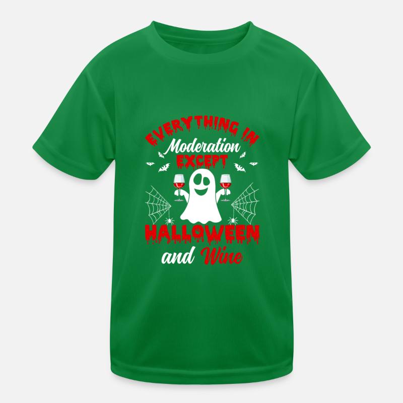 Everything In Moderation Except Halloween - Hallow Kinder Funktions-T-Shirt