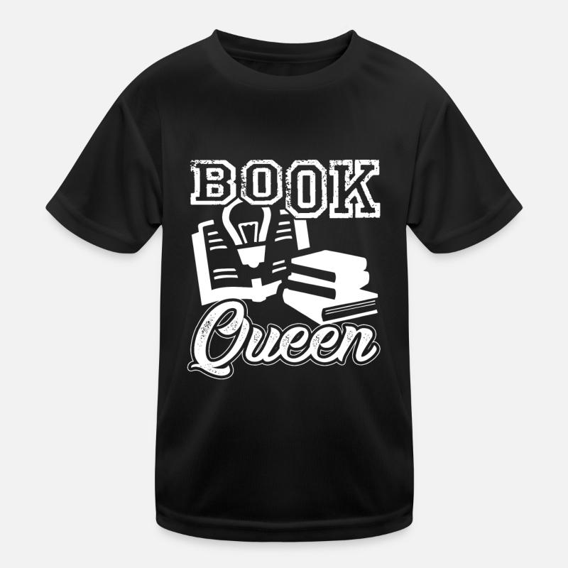 Book Book Queen Kids Functional T-Shirt