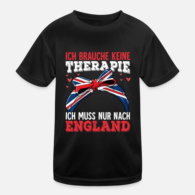 England Kinder Funktions-T-Shirt