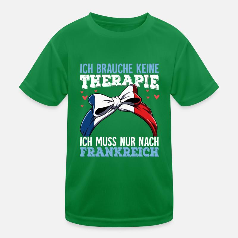 Frankreich Kinder Funktions-T-Shirt