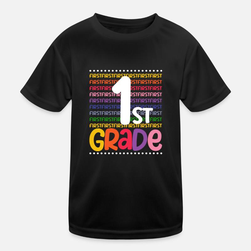 1. Klasse Typografie-Team Erstklässler 100. Kinder Funktions-T-Shirt