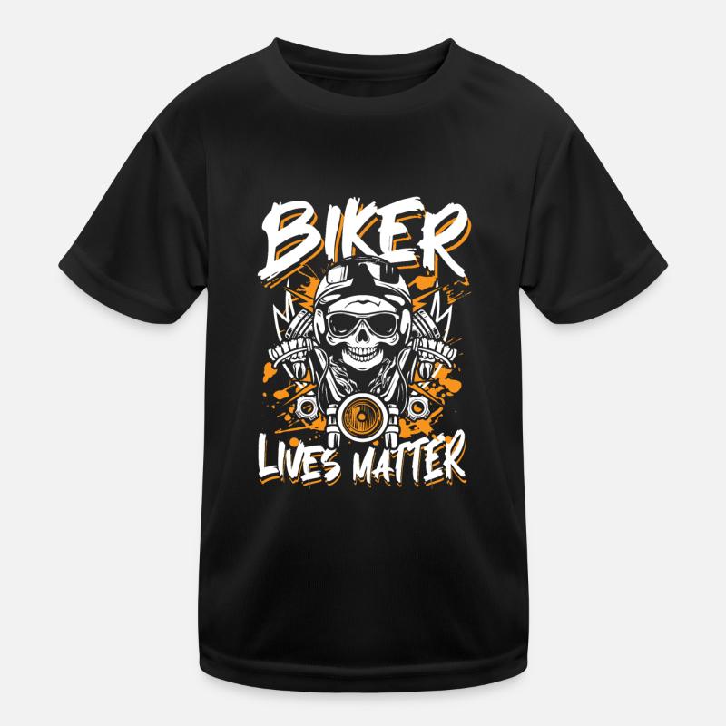 La vie des motards compte T-shirt sport Enfant