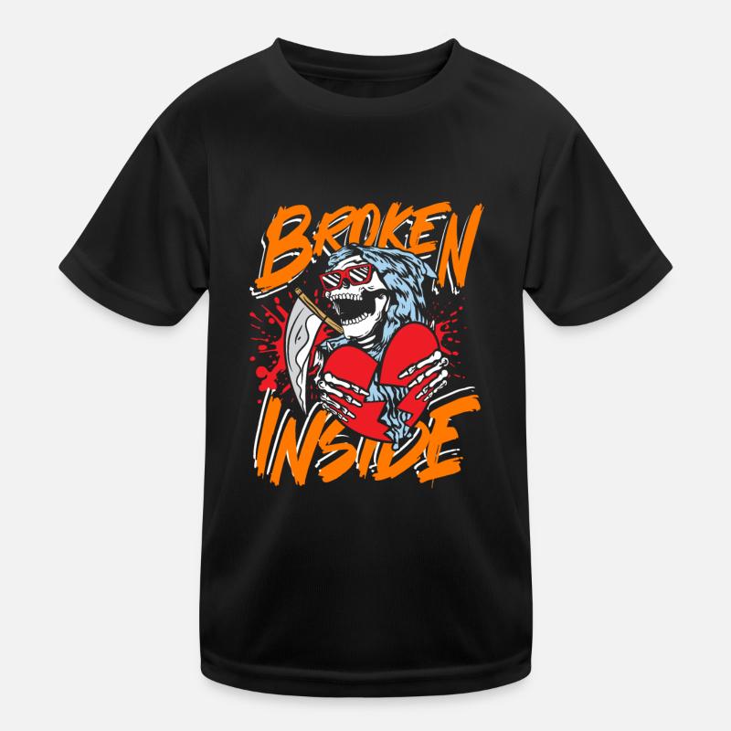 Broken inside Kids Functional T-Shirt