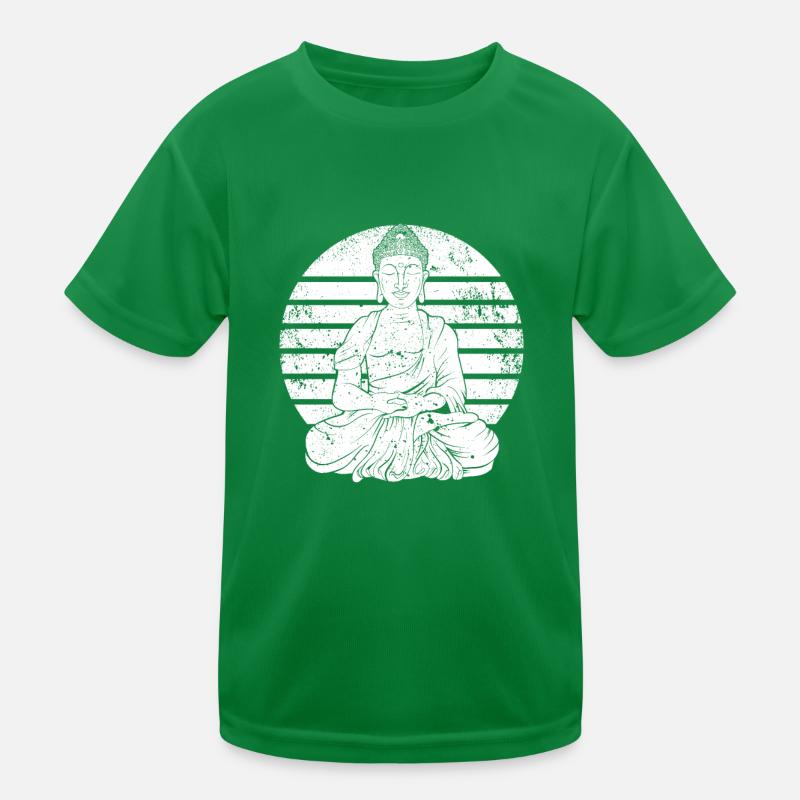 Buddha Buddhist Funny Kids Functional T-Shirt