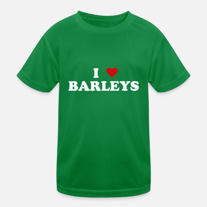 Herz Farmer - Ich Liebe Barley Kinder Funktions-T-Shirt