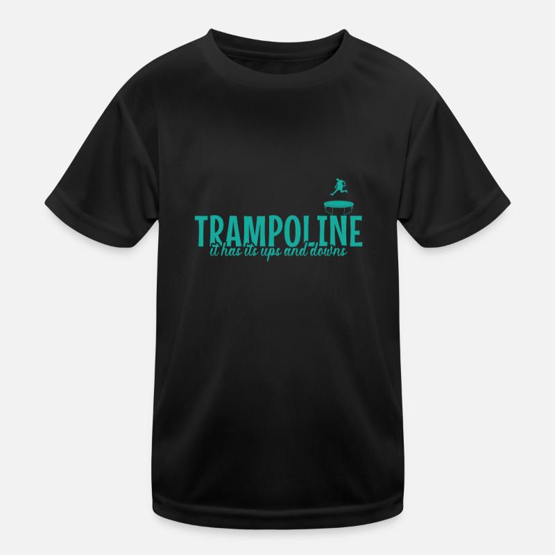 Trampolines il a ses hauts et ses bas Loisirs T-shirt sport Enfant