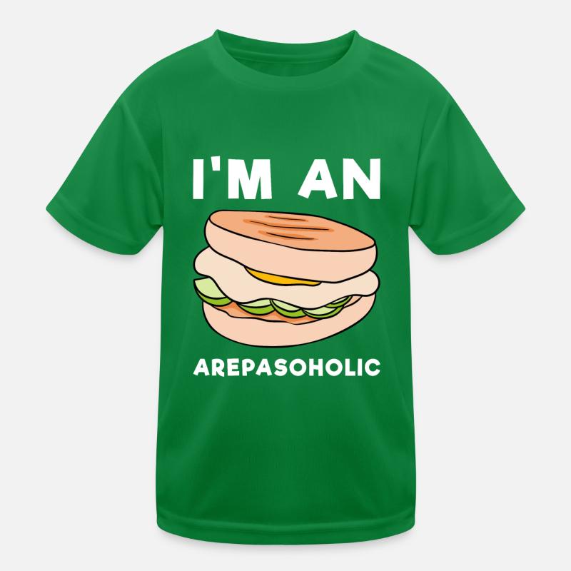 I'm An Arepasoholic Kinder Funktions-T-Shirt