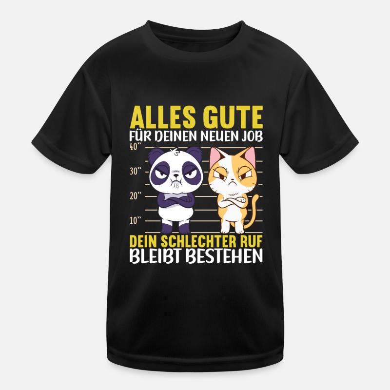 Abschiedsgeschenk Kollege Jobwechsel Kinder Funktions-T-Shirt
