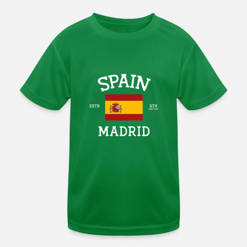 Spain Kids Functional T-Shirt