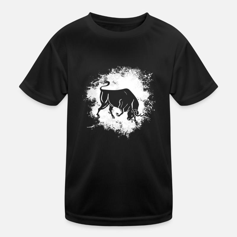 Sternzeichen Stier Symbol Kinder Funktions-T-Shirt