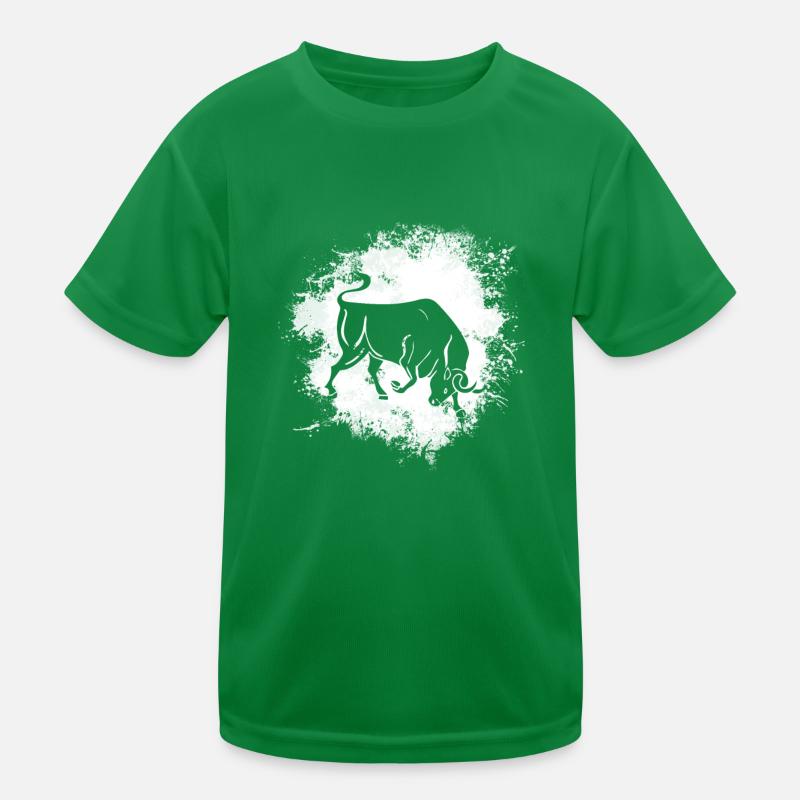 Sternzeichen Stier Symbol Kinder Funktions-T-Shirt
