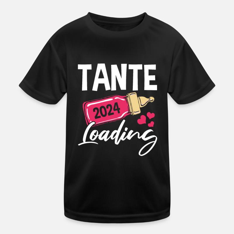 Werdende Tante 2024 Kinder Funktions-T-Shirt