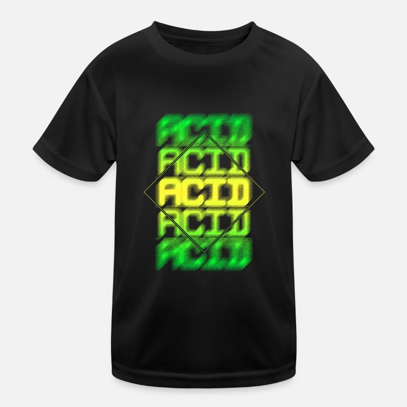 Acid House Techno EDM Feest Festival DJ Electro Functioneel T-shirt voor kinderen