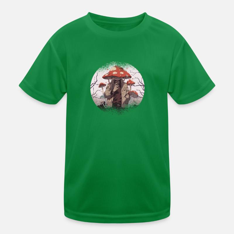 Champignons cueilleur de champignons RPG-Occulte-gothique champignons T-shirt sport Enfant