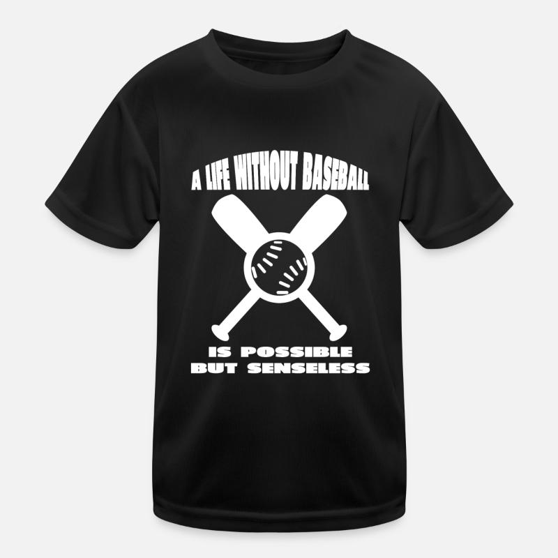 Baseball Baseball Player Baseball Team Baseball Player Kids Functional T-Shirt