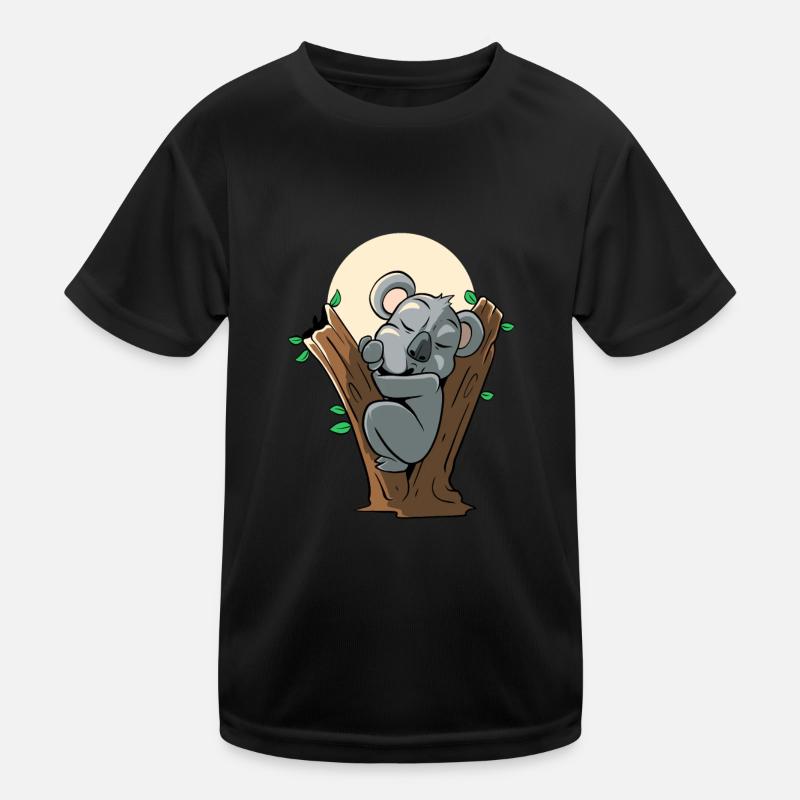 Sleeping Koala Bear Kids Functional T-Shirt