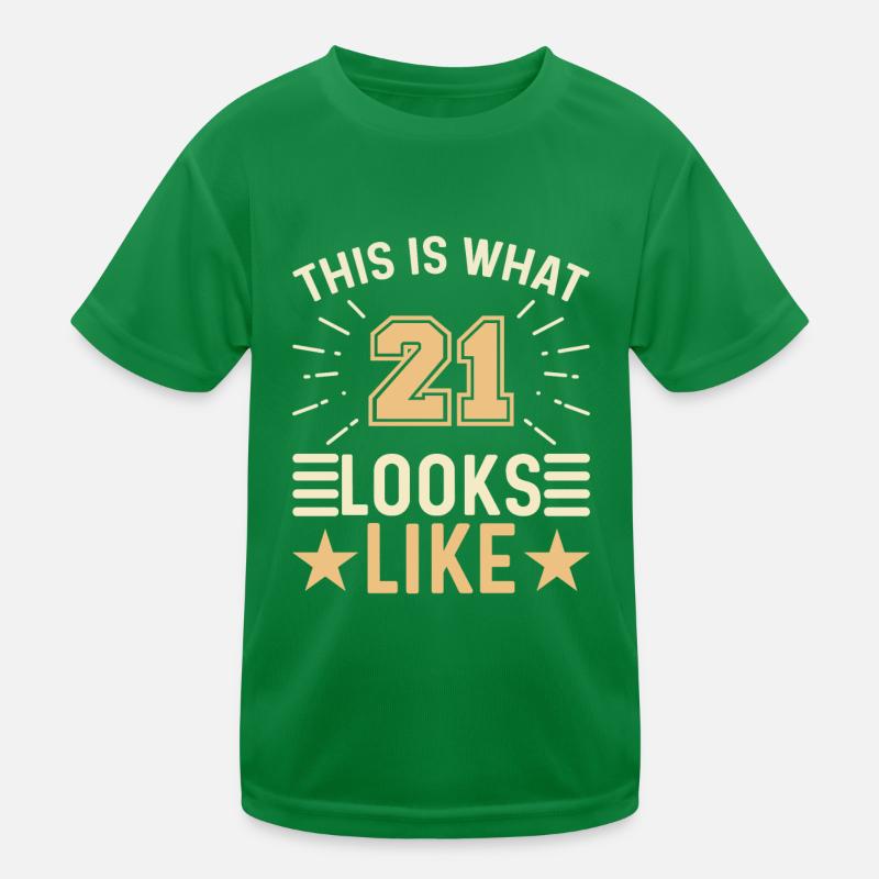 ressemble à - 21 ans 21e anniversaire T-shirt sport Enfant