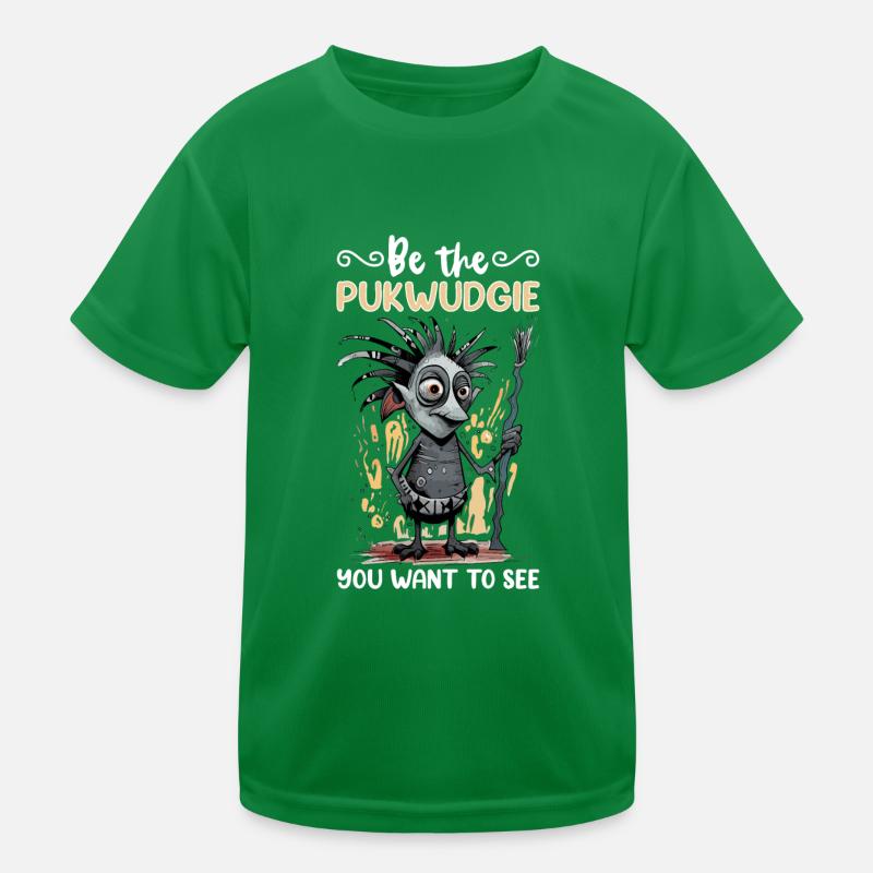 Pukwudgie Kryptide Folklore Mythen Kryptozoologe Kinder Funktions-T-Shirt