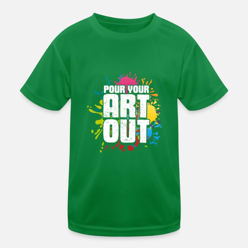 Exprimez votre art T-shirt sport Enfant