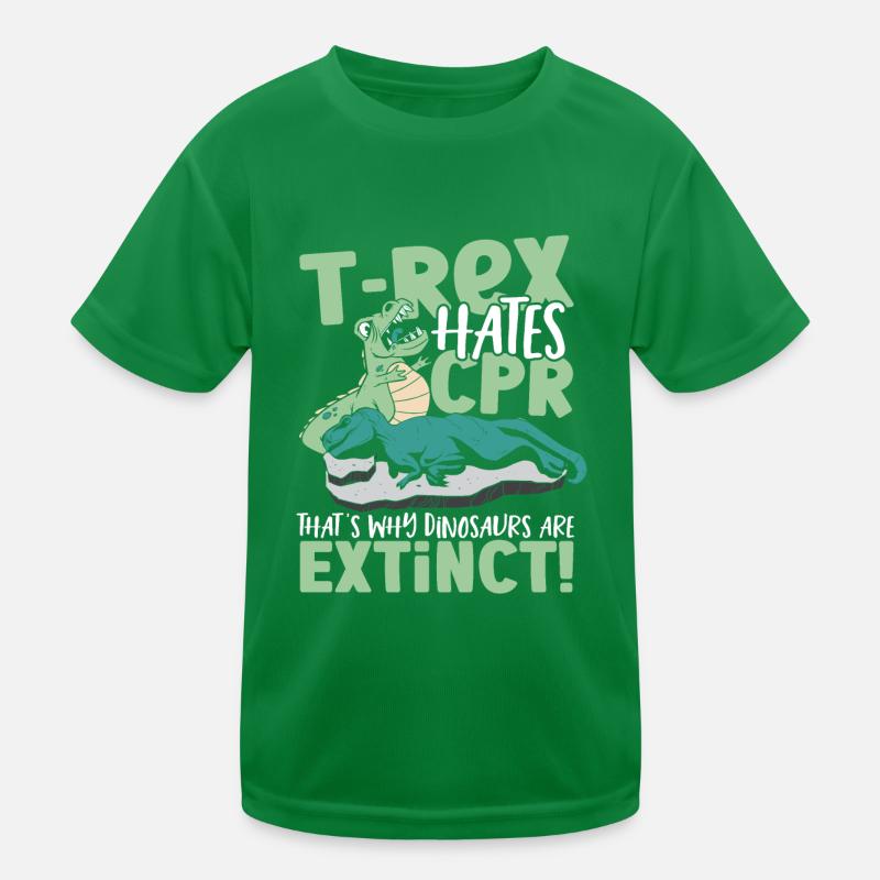 T-Rex hasst HLW Deshalb sind Dinosaurier Kinder Funktions-T-Shirt
