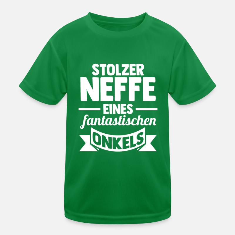 Onkel Neffe Kinder Funktions-T-Shirt