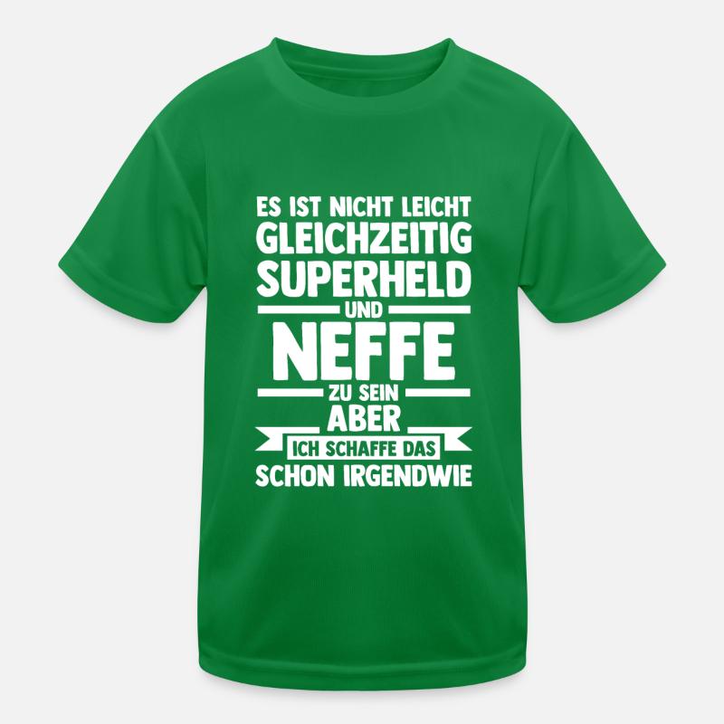 Superhelden Neffe Kinder Funktions-T-Shirt