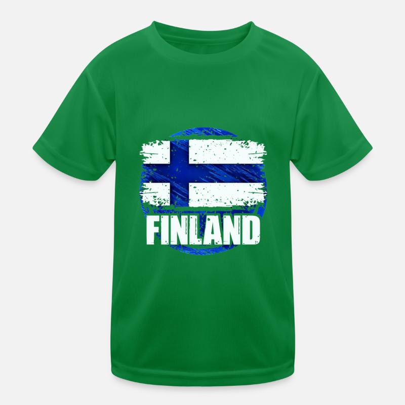 Finland Kids Functional T-Shirt