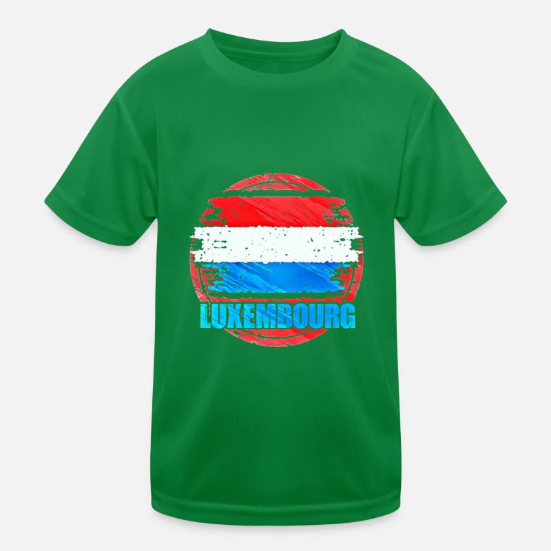 Luxembourg Kids Functional T-Shirt