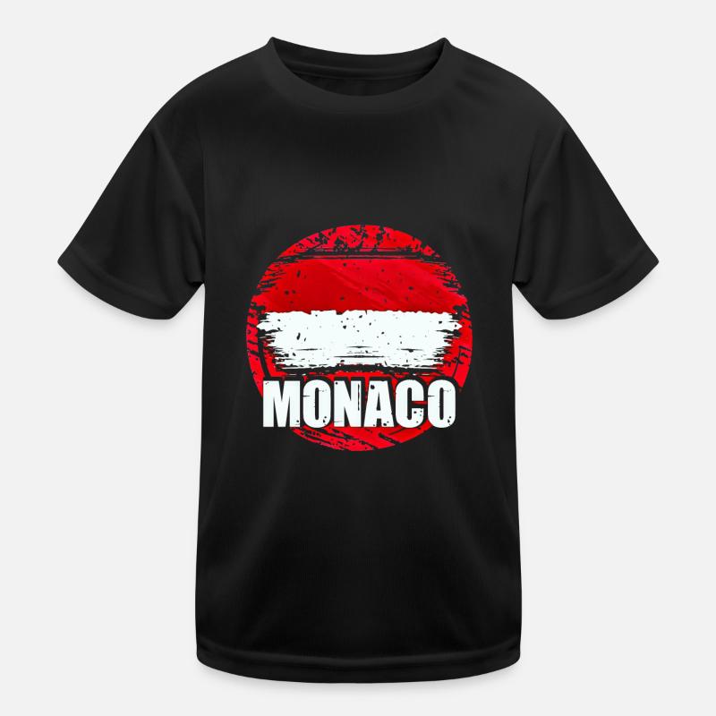 Monaco Kinder Funktions-T-Shirt